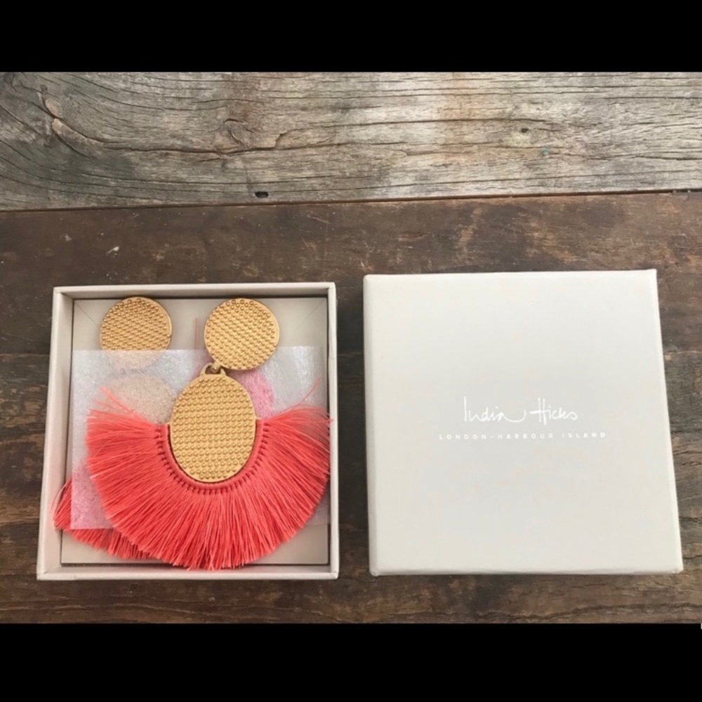 India Hicks Fan earrings